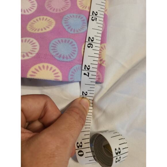 Lularoe tall and curvy purple and circle pattern leggings - Picture 8 of 8